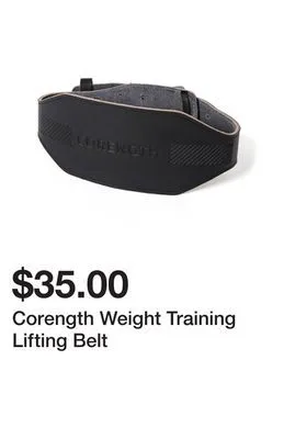 Decathlon Corength weight training lifting belt offer