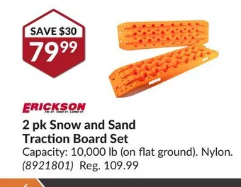 Princess Auto 2 pk snow and sand traction board set offer