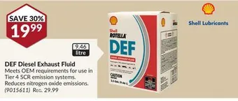 Princess Auto Def diesel exhaust fluid offer