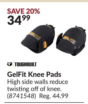 Princess Auto Gelfit knee pads offer