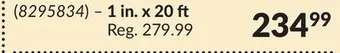 Princess Auto 1 in. x 20 ft arctic fuel hose offer