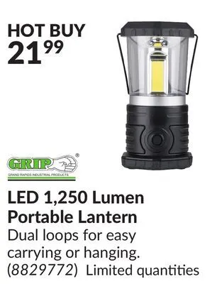 Princess Auto Grand rapids industrial products led 1, 250 lumen offer