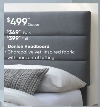 Sleep Country Donlon headboard offer