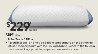 Sleep Country Polar tropic pillow offer