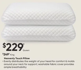 Dormez Vous Heavenly touch pillow offer