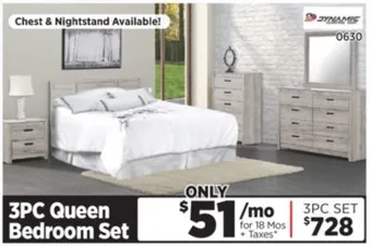 Surplus Furniture Aurora oak 3-piece bedroom set offer