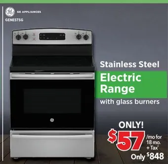 Surplus Furniture Stainless steel 30 electric range offer