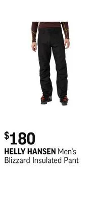 Sport Chek Men's blizzard insulated pant offer