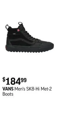 Sport Chek Men's sk8-hi met-2 boots offer
