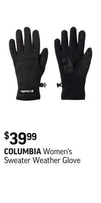 Sport Chek Women's sweater weather glove offer
