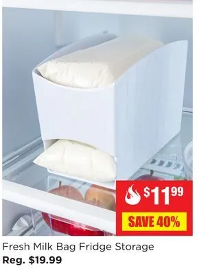 Kitchen Stuff Plus Fresh milk bag fridge storage offer