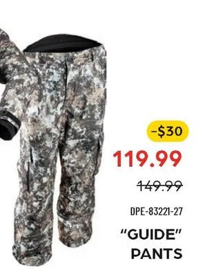 Pronature Cold field guide pants offer