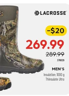 Pronature Lacrosse men's alphaburly pro neoprene boots offer