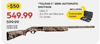 Pronature Tulpar c semi-automatic shotgun offer