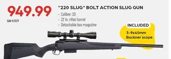 Pronature 220 slug bolt action slug gun offer