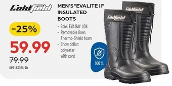 Pronature Men's evalite ii insulated boots offer