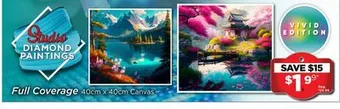 Showcase Studio diamond painting full coverage offer