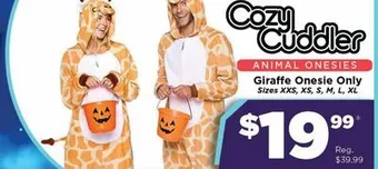 Showcase Cozy cuddler animal onesies offer