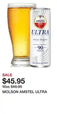 The Beer Store Molson amstel ultra offer