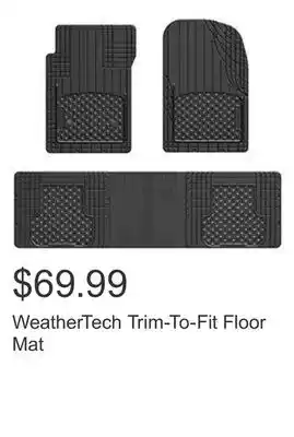 Costco Weathertech trim-to-fit floor mat offer