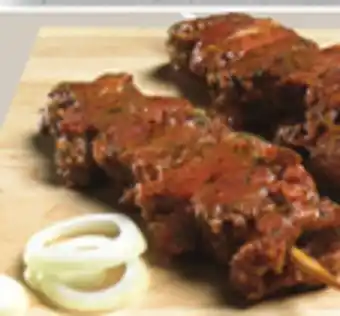 IGA Fresh beef, pork or chicken souvlakis offer