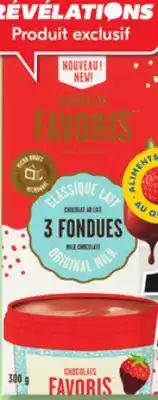IGA Chocolats favoris chocolate fondue offer