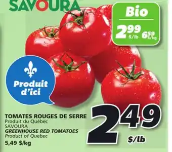 IGA Greenhouse red tomatoes offer