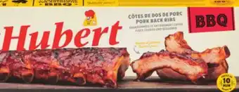 IGA St-hubert fresh pork back ribs offer