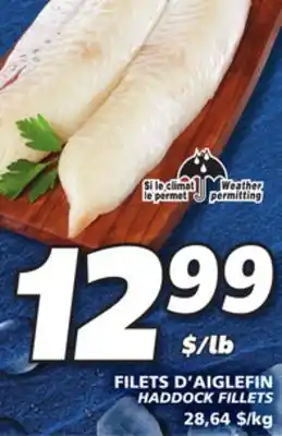IGA Haddock fillets offer
