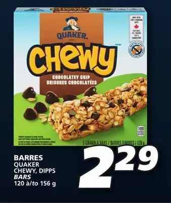 IGA Quaker chewy, dipps bars offer