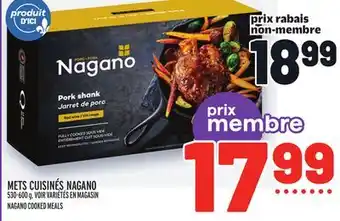 Metro Mets cuisinés nagano | nagano cooked meals offer