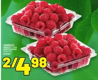 Metro Framboises | raspberries offer
