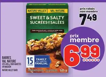 Metro Barres val nature | nature valley bars offer