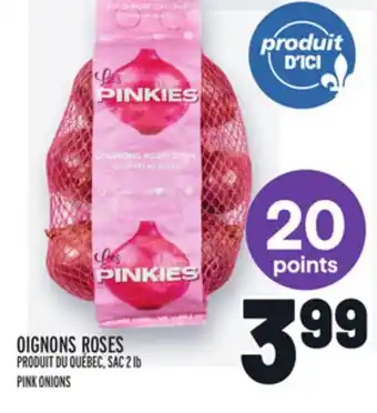 Metro Oignons roses | pink onions offer