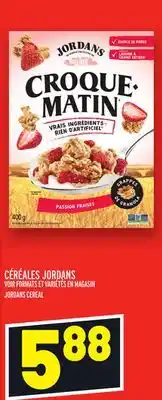 Metro Céréales jordans | jordans cereal offer