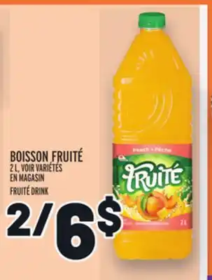 Metro Boisson fruité | fruité drink offer
