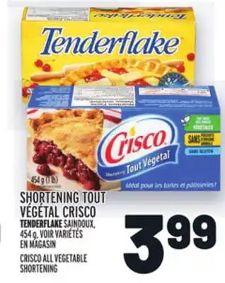 Metro Shortening tout végétal crisco | crisco all vegetable shortening offer