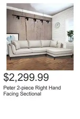 Costco Peter 2-piece right hand facing sectional offer