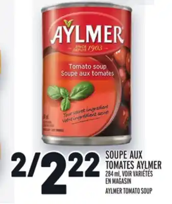 Metro Soupe aux tomates aylmer | aylmer tomato soup offer