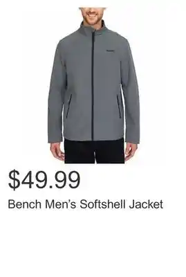 Costco Bench men's softshell jacket offer