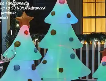 Canadian Tire Noma smart voice command inflatable 8´ tree offer