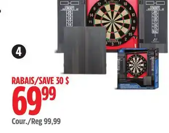 Canadian Tire Eastpoint sports sonoma bristle dartboard & cabinet set offer
