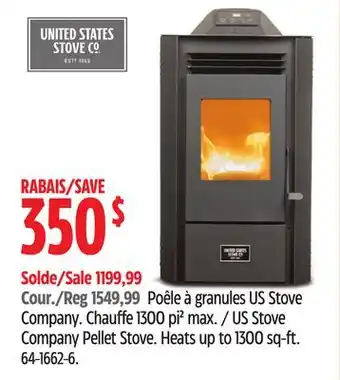 Canadian Tire Us stove company pellet stove offer