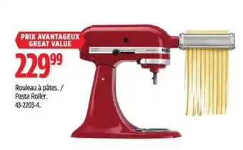 Canadian Tire Kitchenaid pasta roller offer