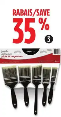 Canadian Tire Premier mixed paint brushes offer