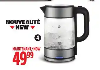 Canadian Tire Vida by paderno variable temperature glass kettle, 1.7l offer
