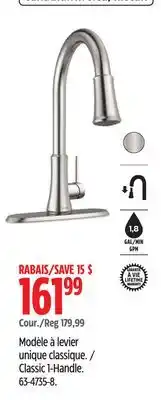 Canadian Tire Pfister classic 1-handle offer