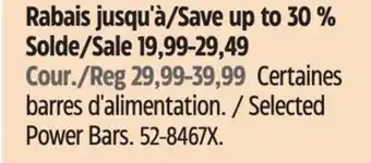Canadian Tire Globe selected power bars offer