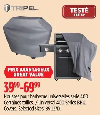 Canadian Tire Tripel universal 400 series bbq covers offer