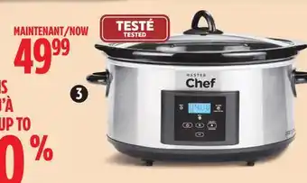 Canadian Tire Master chef 6-qt digital programmable slow cooker offer